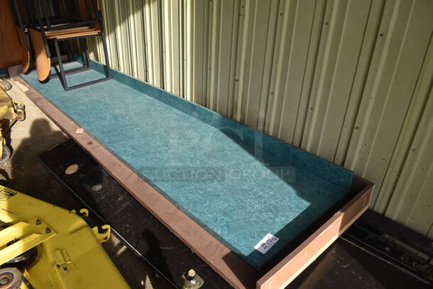 ALL ONE MONEY! Lot of 3 Various Counters and Kickplate Pieces. Includes 134.5x25x5.5. (HS: Garage 2) - Image 2 of 6