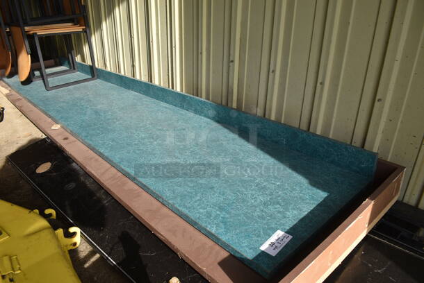 ALL ONE MONEY! Lot of 3 Various Counters and Kickplate Pieces. Includes 134.5x25x5.5. (HS: Garage 2) - Image 3 of 6