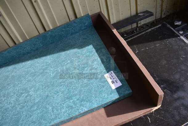 ALL ONE MONEY! Lot of 3 Various Counters and Kickplate Pieces. Includes 134.5x25x5.5. (HS: Garage 2) - Image 6 of 6