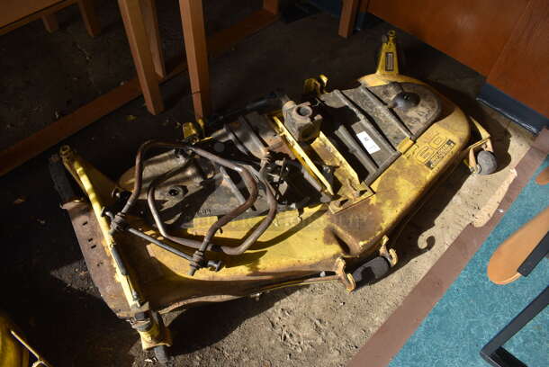 John Deere 60-HD Lawn Metal Commercial Mower Deck. BUYER MUST REMOVE. 64x35x15. (HS: Garage 2) - Image 2 of 9