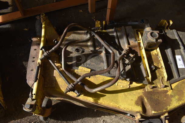 John Deere 60-HD Lawn Metal Commercial Mower Deck. BUYER MUST REMOVE. 64x35x15. (HS: Garage 2) - Image 3 of 9
