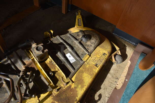 John Deere 60-HD Lawn Metal Commercial Mower Deck. BUYER MUST REMOVE. 64x35x15. (HS: Garage 2) - Image 4 of 9