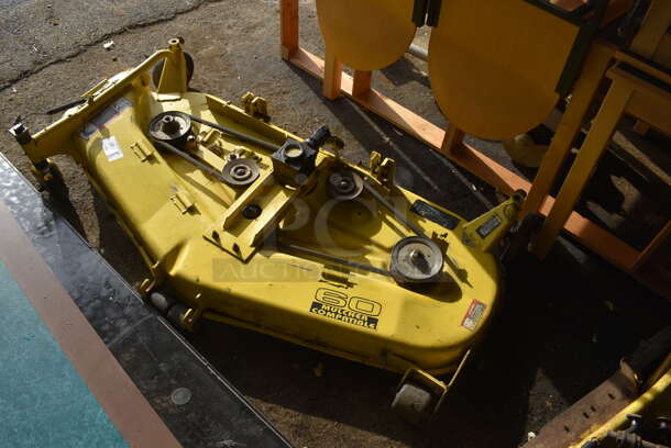 John Deere 60-HD Lawn Metal Commercial Mower Deck. BUYER MUST REMOVE. 64x35x15. (HS: Garage 2) - Image 2 of 9