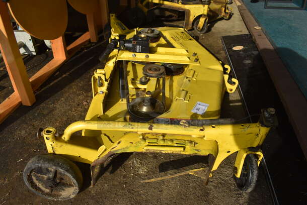 John Deere 60-HD Lawn Metal Commercial Mower Deck. BUYER MUST REMOVE. 64x35x15. (HS: Garage 2) - Image 5 of 9