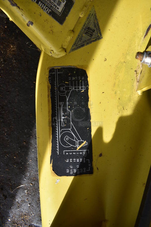 John Deere 60-HD Lawn Metal Commercial Mower Deck. BUYER MUST REMOVE. 64x35x15. (HS: Garage 2) - Image 9 of 9
