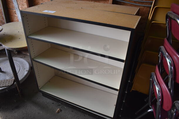 2 Wood Pattern Bookshelves. 36x12x41. 2 Times Your Bid! (HS: Garage 4) - Image 2 of 4