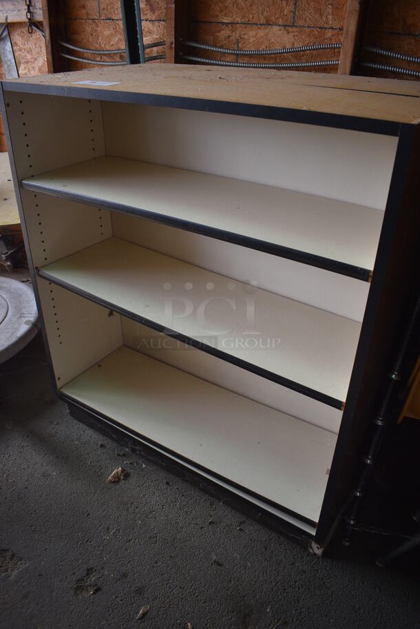 2 Wood Pattern Bookshelves. 36x12x41. 2 Times Your Bid! (HS: Garage 4) - Image 3 of 4