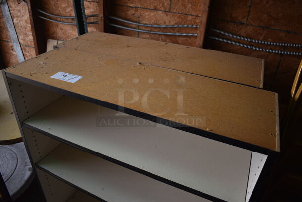 2 Wood Pattern Bookshelves. 36x12x41. 2 Times Your Bid! (HS: Garage 4) - Image 4 of 4