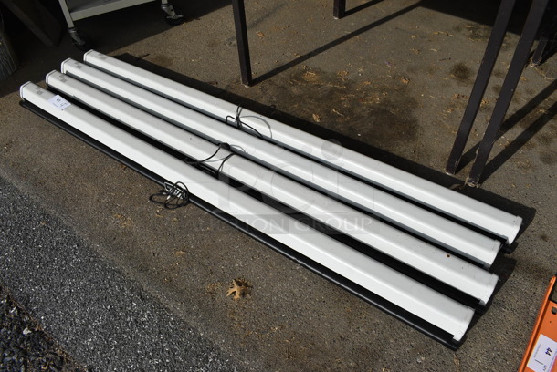 4 Draper Luma Metal Pull Down Projector Screens. 72". 4 Times Your Bid! (HS: Garage 4) - Image 1 of 6