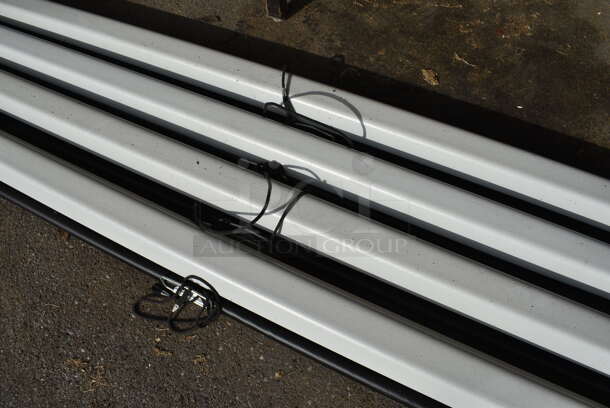 4 Draper Luma Metal Pull Down Projector Screens. 72". 4 Times Your Bid! (HS: Garage 4) - Image 3 of 6