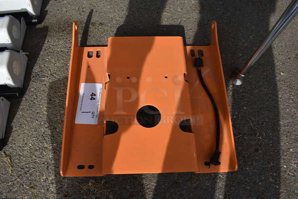Scag Orange Metal STT Suspension Seat Panel. 14x14x2. (HS: Garage 4) - Image 2 of 7