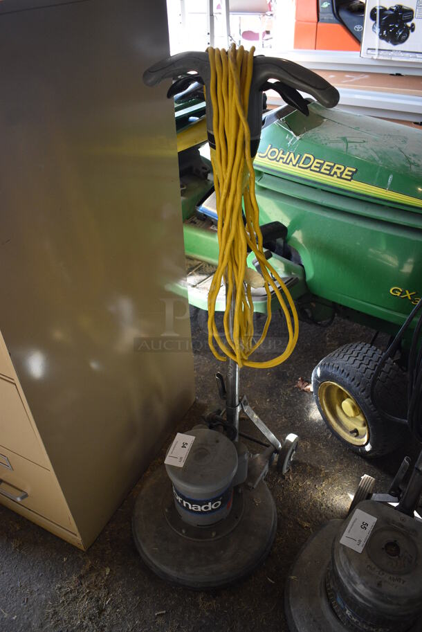Tornado Metal Commercial Electric Powered Floor Buffer. 125 Volts, 1 Phase. 17x24x49. (HS: Garage 5) - Image 2 of 7