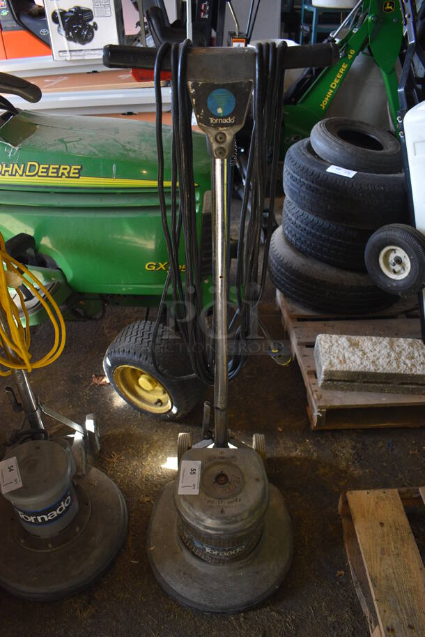 Tornado Metal Commercial Electric Powered Floor Buffer. 115 Volts, 1 Phase. 17x23x50. (HS: Garage 5) - Image 1 of 10