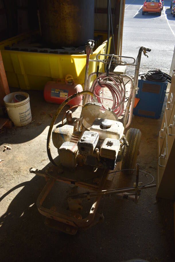 Metal Commercial Paint Striper. 28x57x39.(HS: Garage 5) - Image 3 of 10