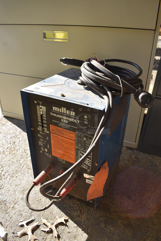 Miller Thunderbolt 225 Metal Constant Current AC Arc Welding Power Source. 12x14x20. (HS: Garage 5) - Image 2 of 8