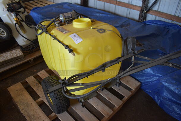 Yellow Poly 45 Gallon Tank. 32x95x32. (HS: Garage 5) - Image 3 of 9