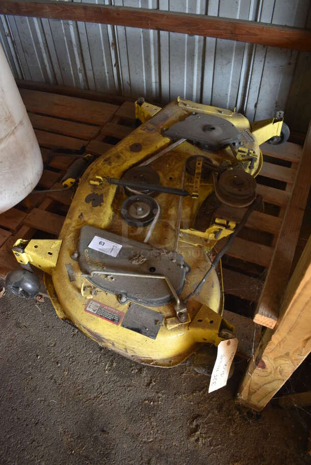 John Deere 48 C Mower Metal Commercial Mower Deck. BUYER MUST REMOVE. 50x30x12. (HS: Garage 5)
 - Image 2 of 8
