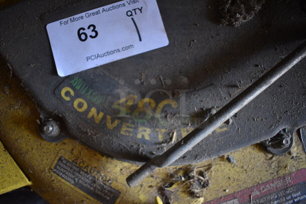 John Deere 48 C Mower Metal Commercial Mower Deck. BUYER MUST REMOVE. 50x30x12. (HS: Garage 5)
 - Image 6 of 8