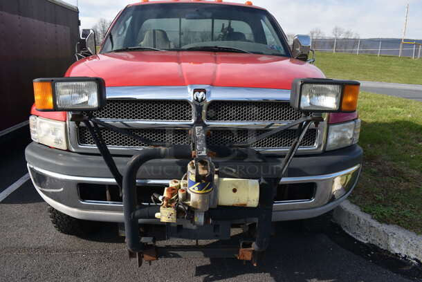 Dodge Ram 2500 V8 Magnum 2 Door Pick Up Truck w/ Lift Gate, Meyer Snow Plow and Meyer Snow Plow Mount. VIN 3B7KF26Z0XM589891. Odometer Reads 72,985. Inspection Is Not Up To Date. Vehicle Has Not Been Used for About Two Years; Has an Undiagnosed Short That Drained Power From the Battery. Unit Will Need To Be Towed Away. Title In Hand. See Lot 2 For Additional Pictures! - Image 5 of 12