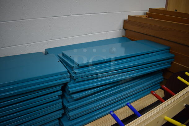 ALL ONE MONEY! Lot of Various Wooden Panels for Library Shelving. Sample Picture Is Included In Listing. (MS: Downstairs 005) - Image 5 of 8