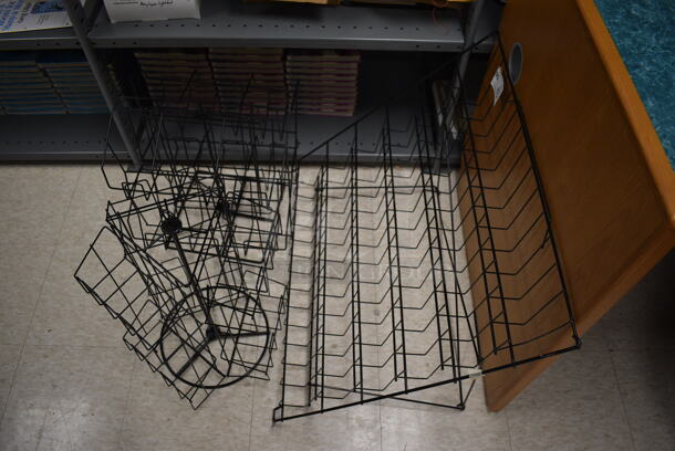 ALL ONE MONEY! Lot of 3 Black Wire Racks. Includes 30x20x22. (MS: Downstairs 005) - Image 5 of 5
