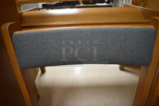 12 Wooden Chairs. 18.5x18x32. 12 Times Your Bid! (MS: Downstairs 005) - Image 4 of 6