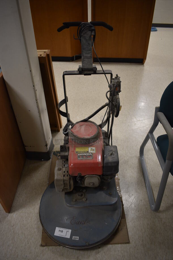 Honda Commercial Propane Gas Powered Floor Cleaner Burnisher. Does Not Come w/ Tank. 25x50x42. (MS: Downstairs 005)