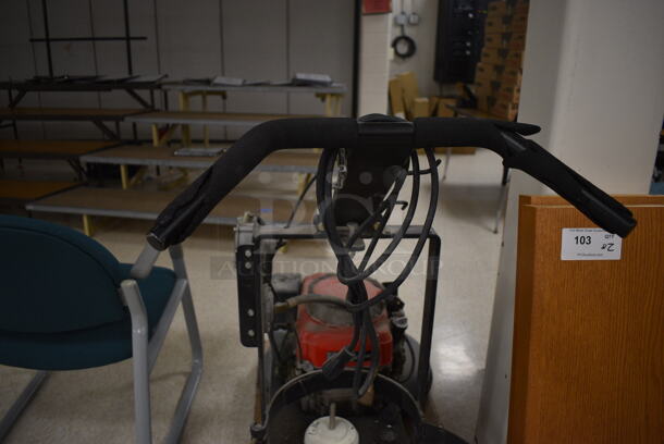 Honda Commercial Propane Gas Powered Floor Cleaner Burnisher. Does Not Come w/ Tank. 25x50x42. (MS: Downstairs 005) - Image 7 of 10