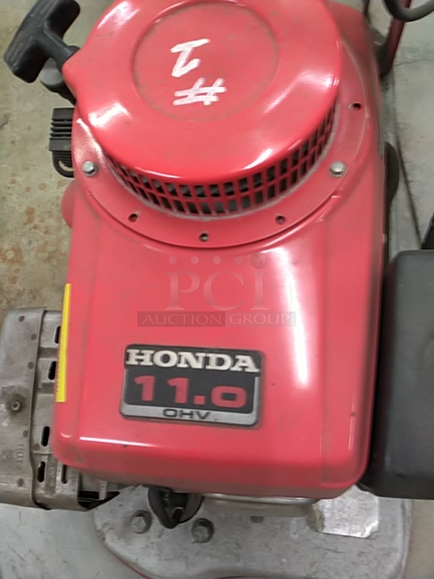 Honda PowerBuff B21 Metal Commercial Propane Gas Powered Burnisher. (High School Back Room) - Image 2 of 7