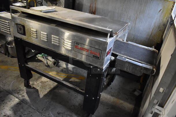 CTX HB4 Stainless Steel Commercial Floor Style Electric Powered Hearth Bake Conveyor Oven on Commercial Casters. Comes w/ Manual. 208 Volts, 3 Phase. 92x38x49 - Image 10 of 12