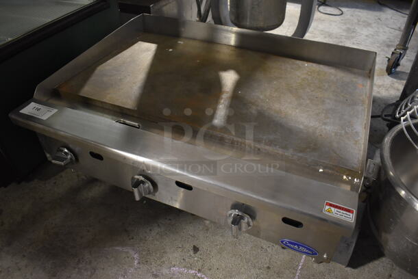Cook Rite Stainless Steel Commercial Countertop Natural Gas Powered Flat Top Griddle. 36x30x16 - Image 2 of 5