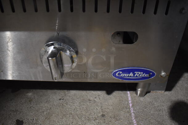 Cook Rite Stainless Steel Commercial Countertop Natural Gas Powered Flat Top Griddle. 36x30x16 - Image 4 of 5