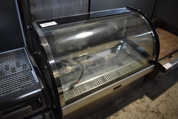 Stainless Steel Commercial Countertop Display Case Merchandiser. 36x19x27. Tested and Working! - Image 3 of 5