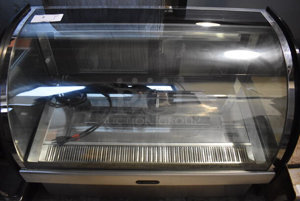 Stainless Steel Commercial Countertop Display Case Merchandiser. 36x19x27. Tested and Working! - Image 5 of 5