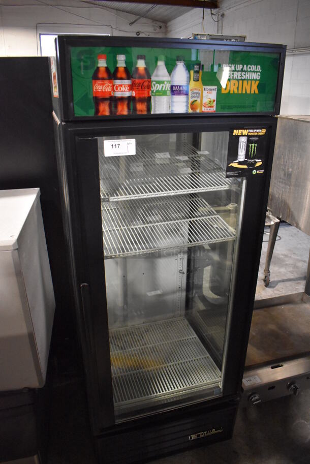 2013 True GEM-26 ENERGY STAR Metal Commercial Single Door Reach In Cooler Merchandiser w/ Poly Coated Racks. 115 Volts, 1 Phase. 30x30x79. Tested and Working! - Image 2 of 5