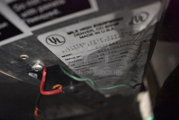 Ice O Matic GC75GA2 Metal Commercial Ice Head on Commercial Ice Bin. 208-230 Volts, 1 Phase. 31x30x54 - Image 7 of 7