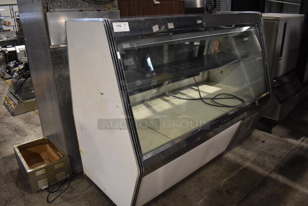 Marc Metal Commercial Floor Style Deli Display Case Merchandiser. 70x35x56. Tested and Working! - Image 2 of 6