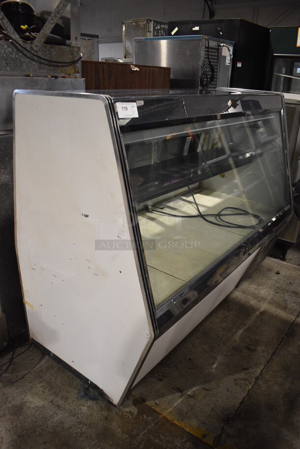 Marc Metal Commercial Floor Style Deli Display Case Merchandiser. 70x35x56. Tested and Working! - Image 4 of 6