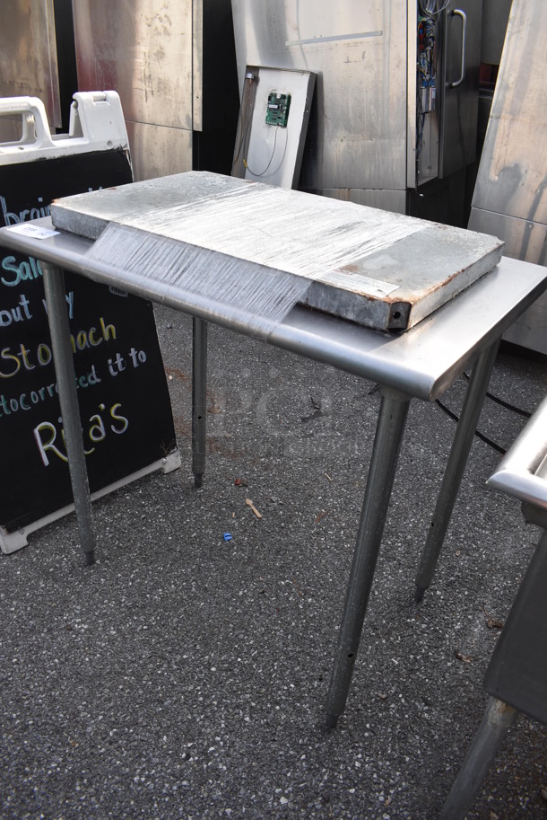 Stainless Steel Table. Comes w/ Metal Under Shelf. 36x24x36.5 - Image 2 of 3