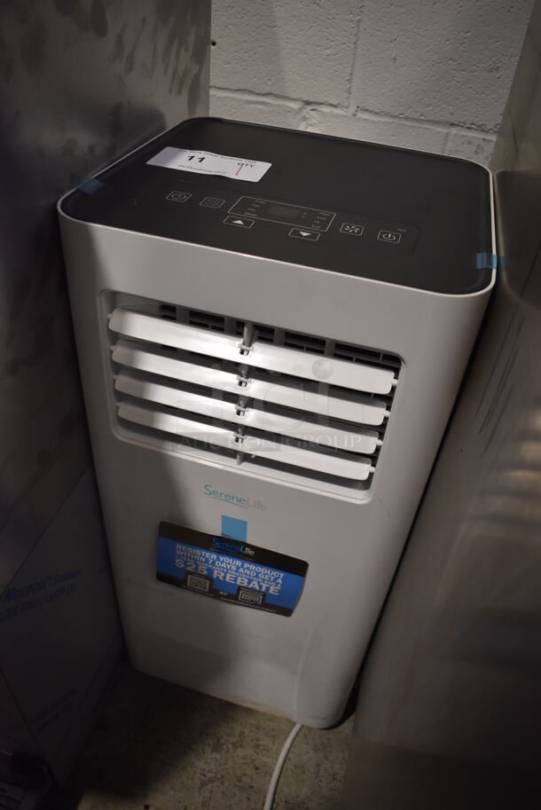 Serene Life SLPAC105W Portable Air Conditioner on Casters. 115 Volts, 1 Phase. 13x12x28. Tested and Working! - Image 4 of 5