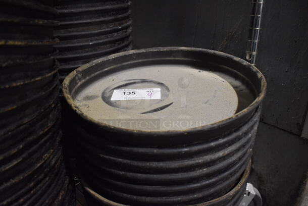 9 Metal Round Baking Pans. 15x15x2. 9 Times Your Bid! - Image 2 of 3