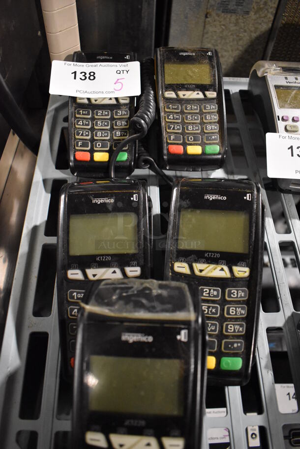 5 Ingenico Credit Card Readers. 4x8.5x3. 5 Times Your Bid! - Image 2 of 4