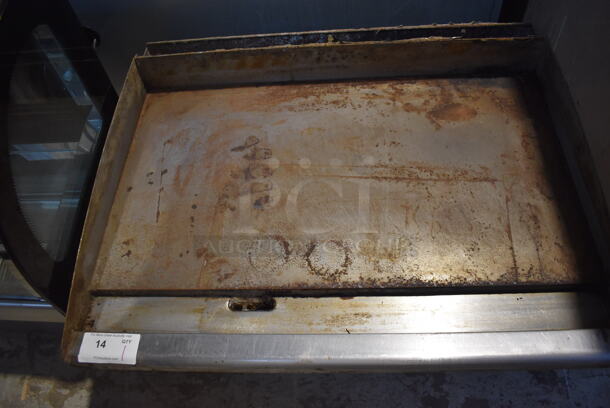 Star Max Stainless Steel Commercial Countertop Natural Gas Powered Flat Top Griddle. 36x28x16 - Image 4 of 5