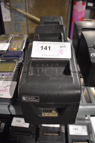 3 Touch Dynamic A001 Countertop Receipt Printer. 6x8x6. 3 Times Your Bid!