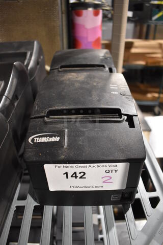 2 SNBC BTP-R180 Countertop Receipt Printer. 6x8x6. 2 Times Your Bid!