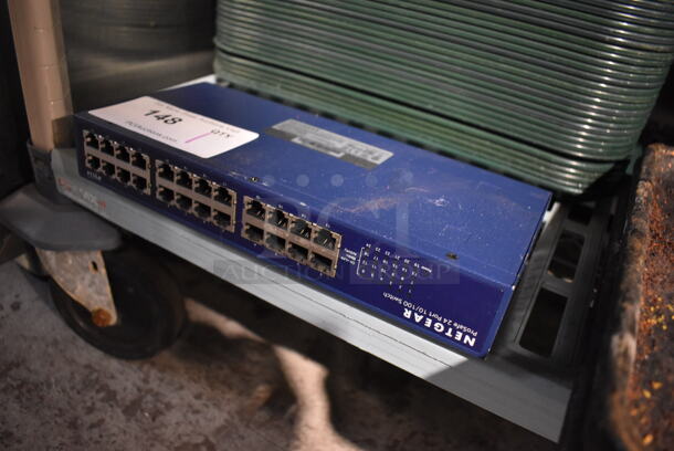 Netgear ProSafe 24 Port 10/100 Switch. 11x5x2 - Image 2 of 3
