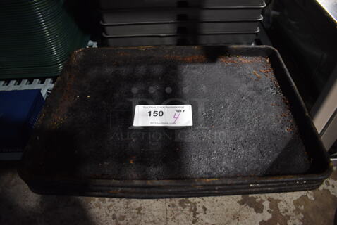 4 Metal Half Size Baking Pans. 13x18x1. 4 Times Your Bid!