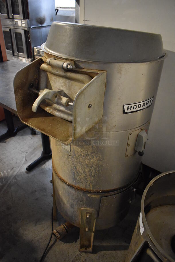 Hobart 6430 Metal Commercial Potato Peeler on Stand. 115 Volts, 1 Phase. 23x28x52. Tested and Working! - Image 3 of 6