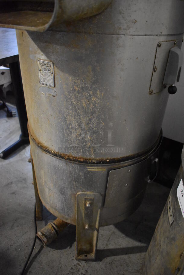 Hobart 6430 Metal Commercial Potato Peeler on Stand. 115 Volts, 1 Phase. 23x28x52. Tested and Working! - Image 6 of 6