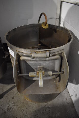 Hobart Metal Commercial Potato Peeler. Appears To Be 208 Volts. 21x28x30